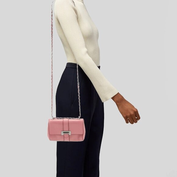 Aspinal of London Lottie Micro Bag Pink $1,000 New - Picture 2 of 16